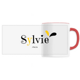 Mug - Sylvie - 6 Coloris - Cadeau Original - Cadeau Personnalisable - Cadeaux-Positifs.com -Unique-Rouge-