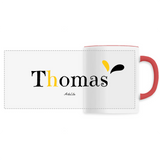 Mug - Thomas - 6 Coloris - Cadeau Original - Cadeau Personnalisable - Cadeaux-Positifs.com -Unique-Rouge-