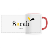 Mug - Sarah - 6 Coloris - Cadeau Original - Cadeau Personnalisable - Cadeaux-Positifs.com -Unique-Rouge-
