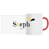 Mug - Steph - 6 Coloris - Cadeau Original - Cadeau Personnalisable - Cadeaux-Positifs.com -Unique-Rouge-