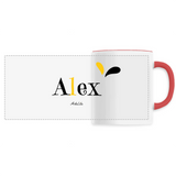Mug - Alex - 6 Coloris - Cadeau Original - Cadeau Personnalisable - Cadeaux-Positifs.com -Unique-Rouge-