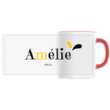 Mug - Amélie - 6 Coloris - Cadeau Original - Cadeau Personnalisable - Cadeaux-Positifs.com -Unique-Rouge-