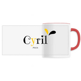 Mug - Cyril - 6 Coloris - Cadeau Original - Cadeau Personnalisable - Cadeaux-Positifs.com -Unique-Rouge-