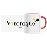 Mug - Véronique - 6 Coloris - Cadeau Original - Cadeau Personnalisable - Cadeaux-Positifs.com -Unique-Rouge-