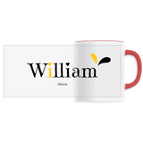 Mug - William - 6 Coloris - Cadeau Original - Cadeau Personnalisable - Cadeaux-Positifs.com -Unique-Rouge-