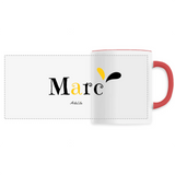 Mug - Marc - 6 Coloris - Cadeau Original - Cadeau Personnalisable - Cadeaux-Positifs.com -Unique-Rouge-