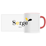 Mug - Serge - 6 Coloris - Cadeau Original - Cadeau Personnalisable - Cadeaux-Positifs.com -Unique-Rouge-