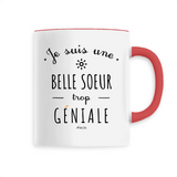 Mug - Une Belle Soeur trop Géniale - 6 Coloris - Cadeau Original - Cadeau Personnalisable - Cadeaux-Positifs.com -Unique-Rouge-