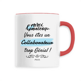 Mug - Merci Collaborateur - 6 Coloris - Cadeau Original - Cadeau Personnalisable - Cadeaux-Positifs.com -Unique-Rouge-