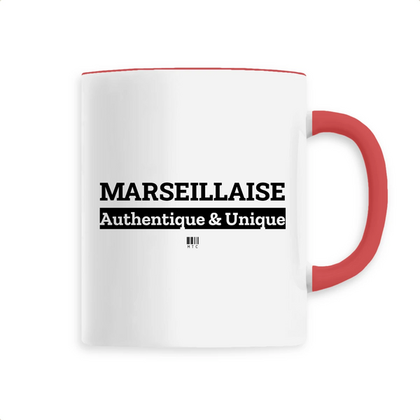 Mug - Marseillaise - 6 Coloris - Cadeau Original - Cadeau Personnalisable - Cadeaux-Positifs.com -Unique-Rouge-