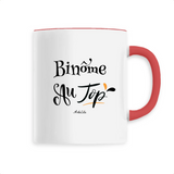 Mug - Binôme au Top - 6 Coloris - Cadeau Original - Cadeau Personnalisable - Cadeaux-Positifs.com -Unique-Rouge-