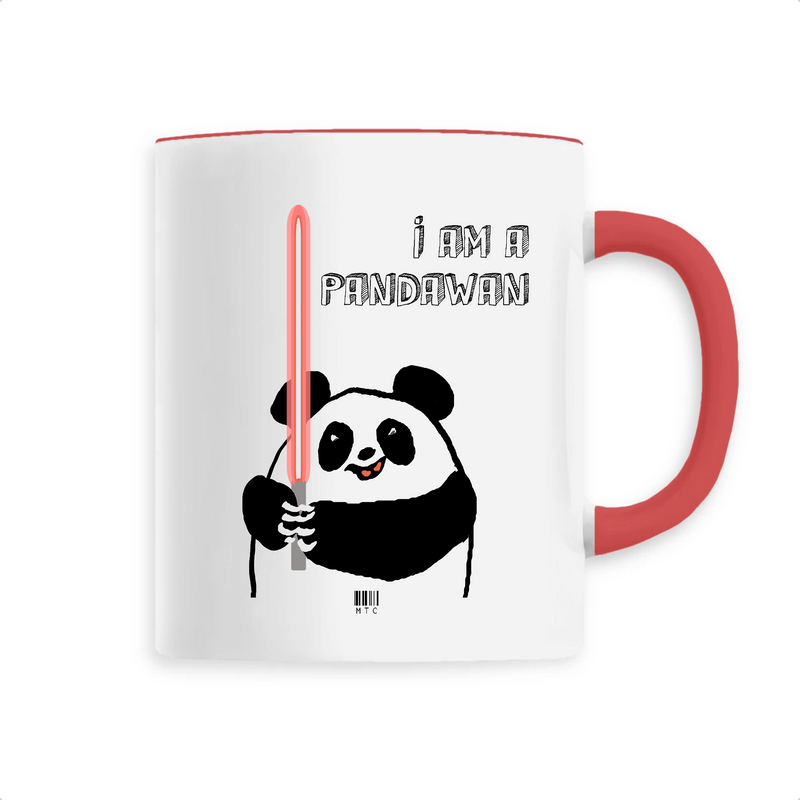 Cadeau anniversaire : Mug - I'm a (small) Pandawan - 6 Coloris - Cadeau Original - Cadeau Personnalisable - Cadeaux-Positifs.com -Unique-Rouge-
