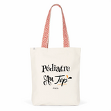 Tote Bag Premium - Pédiatre au Top - 2 Coloris - Cadeau Durable - Cadeau Personnalisable - Cadeaux-Positifs.com -Unique-Rouge-