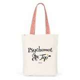 Tote Bag Premium - Psychomot au Top - 2 Coloris - Cadeau Durable - Cadeau Personnalisable - Cadeaux-Positifs.com -Unique-Rouge-