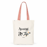 Tote Bag Premium - Avocat au Top - 2 Coloris - Cadeau Durable - Cadeau Personnalisable - Cadeaux-Positifs.com -Unique-Rouge-