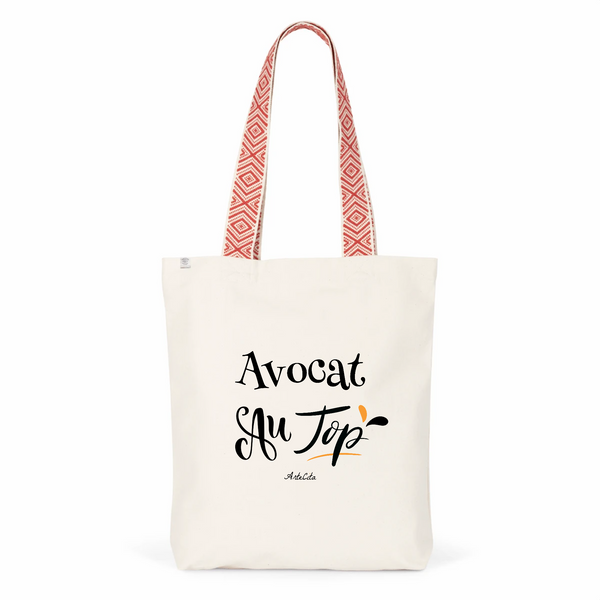 Tote Bag Premium - Avocat au Top - 2 Coloris - Cadeau Durable - Cadeau Personnalisable - Cadeaux-Positifs.com -Unique-Rouge-