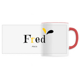 Mug - Fred - 6 Coloris - Cadeau Original - Cadeau Personnalisable - Cadeaux-Positifs.com -Unique-Rouge-