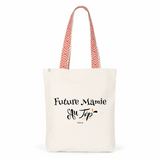 Tote Bag Premium - Future Mamie au Top - 2 Coloris - Cadeau Durable - Cadeau Personnalisable - Cadeaux-Positifs.com -Unique-Rouge-