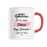 Mug - Merci tu es une Tutrice trop Géniale - 6 Coloris - Cadeau Personnalisable - Cadeaux-Positifs.com -Unique-Rouge-