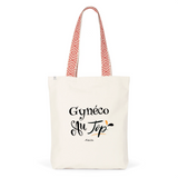 Tote Bag Premium - Gynéco au Top - 2 Coloris - Cadeau Durable - Cadeau Personnalisable - Cadeaux-Positifs.com -Unique-Rouge-