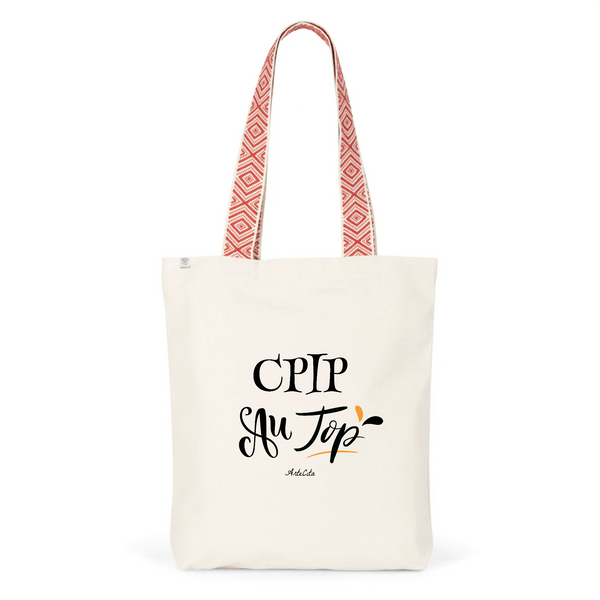 Tote Bag Premium - CPIP au Top - 2 Coloris - Cadeau Durable - Cadeau Personnalisable - Cadeaux-Positifs.com -Unique-Rouge-