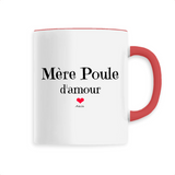 Mug - Mère Poule d'amour - 6 Coloris - Cadeau Original - Cadeau Personnalisable - Cadeaux-Positifs.com -Unique-Rouge-