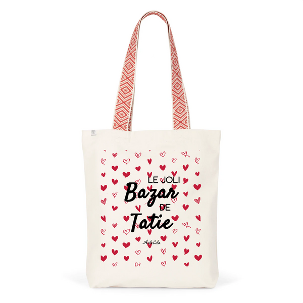 Tote Bag Premium - Le joli Bazar de Tatie - 2 Coloris - Durable - Cadeau Personnalisable - Cadeaux-Positifs.com -Unique-Rouge-