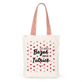 Tote Bag Premium - Le joli Bazar d'une Tutrice - 2 Coloris - Durable - Cadeau Personnalisable - Cadeaux-Positifs.com -Unique-Rouge-