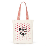 Tote Bag Premium - Le joli Bazar d'une Ergo - 2 Coloris - Durable - Cadeau Personnalisable - Cadeaux-Positifs.com -Unique-Rouge-