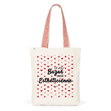 Tote Bag Premium - Le joli Bazar d'une Esthéticienne - 2 Coloris - Durable - Cadeau Personnalisable - Cadeaux-Positifs.com -Unique-Rouge-