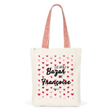 Tote Bag Premium - Le joli Bazar de Françoise - 2 Coloris - Durable - Cadeau Personnalisable - Cadeaux-Positifs.com -Unique-Rouge-