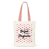 Tote Bag Premium - Le joli Bazar d'une Stagiaire - 2 Coloris - Durable - Cadeau Personnalisable - Cadeaux-Positifs.com -Unique-Rouge-