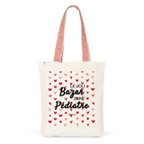 Tote Bag Premium - Le joli Bazar d'une Pédiatre - 2 Coloris - Durable - Cadeau Personnalisable - Cadeaux-Positifs.com -Unique-Rouge-