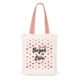 Tote Bag Premium - Le joli Bazar de Lulu - 2 Coloris - Cadeau Durable - Cadeau Personnalisable - Cadeaux-Positifs.com -Unique-Rouge-