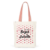 Tote Bag Premium - Le joli Bazar de Juliette - 2 Coloris - Durable - Cadeau Personnalisable - Cadeaux-Positifs.com -Unique-Rouge-