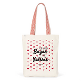 Tote Bag Premium - Le joli Bazar de Valérie - 2 Coloris - Durable - Cadeau Personnalisable - Cadeaux-Positifs.com -Unique-Rouge-