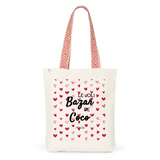 Tote Bag Premium - Le joli Bazar de Coco - 2 Coloris - Durable - Cadeau Personnalisable - Cadeaux-Positifs.com -Unique-Rouge-
