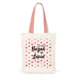 Tote Bag Premium - Le joli Bazar de Lucie - 2 Coloris - Durable - Cadeau Personnalisable - Cadeaux-Positifs.com -Unique-Rouge-