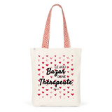 Tote Bag Premium - Le joli Bazar d'une Thérapeute - 2 Coloris - Durable - Cadeau Personnalisable - Cadeaux-Positifs.com -Unique-Rouge-