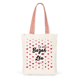 Tote Bag Premium - Le joli Bazar de Léa - 2 Coloris - Durable - Cadeau Personnalisable - Cadeaux-Positifs.com -Unique-Rouge-