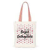 Tote Bag Premium - Le joli Bazar d'une Orthoptiste - 2 Coloris - Durable - Cadeau Personnalisable - Cadeaux-Positifs.com -Unique-Rouge-