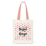 Tote Bag Premium - Le joli Bazar de Kenza - 2 Coloris - Durable - Cadeau Personnalisable - Cadeaux-Positifs.com -Unique-Rouge-