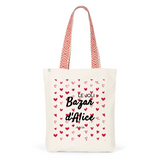 Tote Bag Premium - Le joli Bazar d'Alice - 2 Coloris - Durable - Cadeau Personnalisable - Cadeaux-Positifs.com -Unique-Rouge-