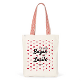 Tote Bag Premium - Le joli Bazar de Lucile - 2 Coloris - Durable - Cadeau Personnalisable - Cadeaux-Positifs.com -Unique-Rouge-