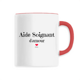 Mug - Aide Soignant d'amour - 6 Coloris - Cadeau Original & Unique - Cadeau Personnalisable - Cadeaux-Positifs.com -Unique-Rouge-