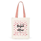 Tote Bag Premium - Le joli Bazar d'Eva - 2 Coloris - Durable - Cadeau Personnalisable - Cadeaux-Positifs.com -Unique-Rouge-