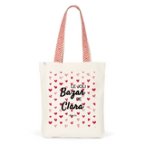 Tote Bag Premium - Le joli Bazar de Clara - 2 Coloris - Durable - Cadeau Personnalisable - Cadeaux-Positifs.com -Unique-Rouge-