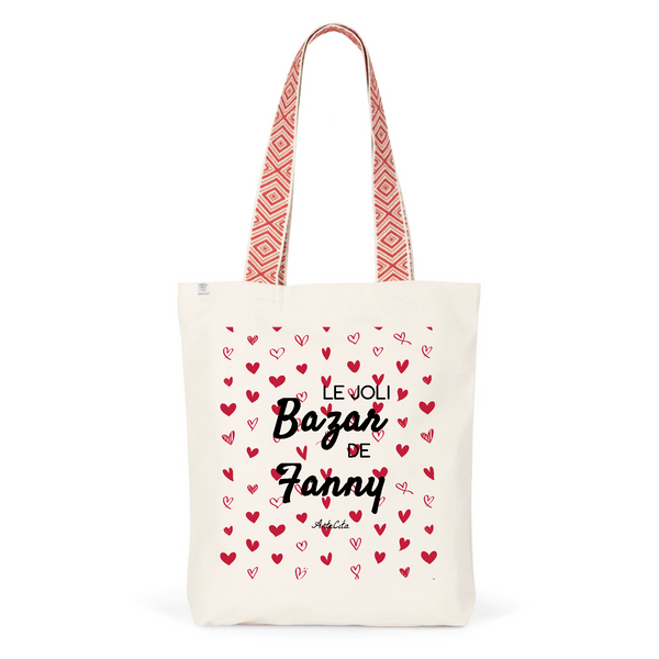 Tote Bag Premium - Le joli Bazar de Fanny - 2 Coloris - Durable - Cadeau Personnalisable - Cadeaux-Positifs.com -Unique-Rouge-