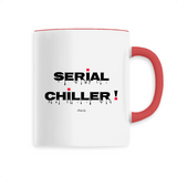 Mug - Serial Chiller - 6 Coloris - Cadeau Drôle - Humour - Cadeau Personnalisable - Cadeaux-Positifs.com -Unique-Rouge-