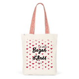 Tote Bag Premium - Le joli Bazar d'Inès - 2 Coloris - Cadeau Durable - Cadeau Personnalisable - Cadeaux-Positifs.com -Unique-Rouge-